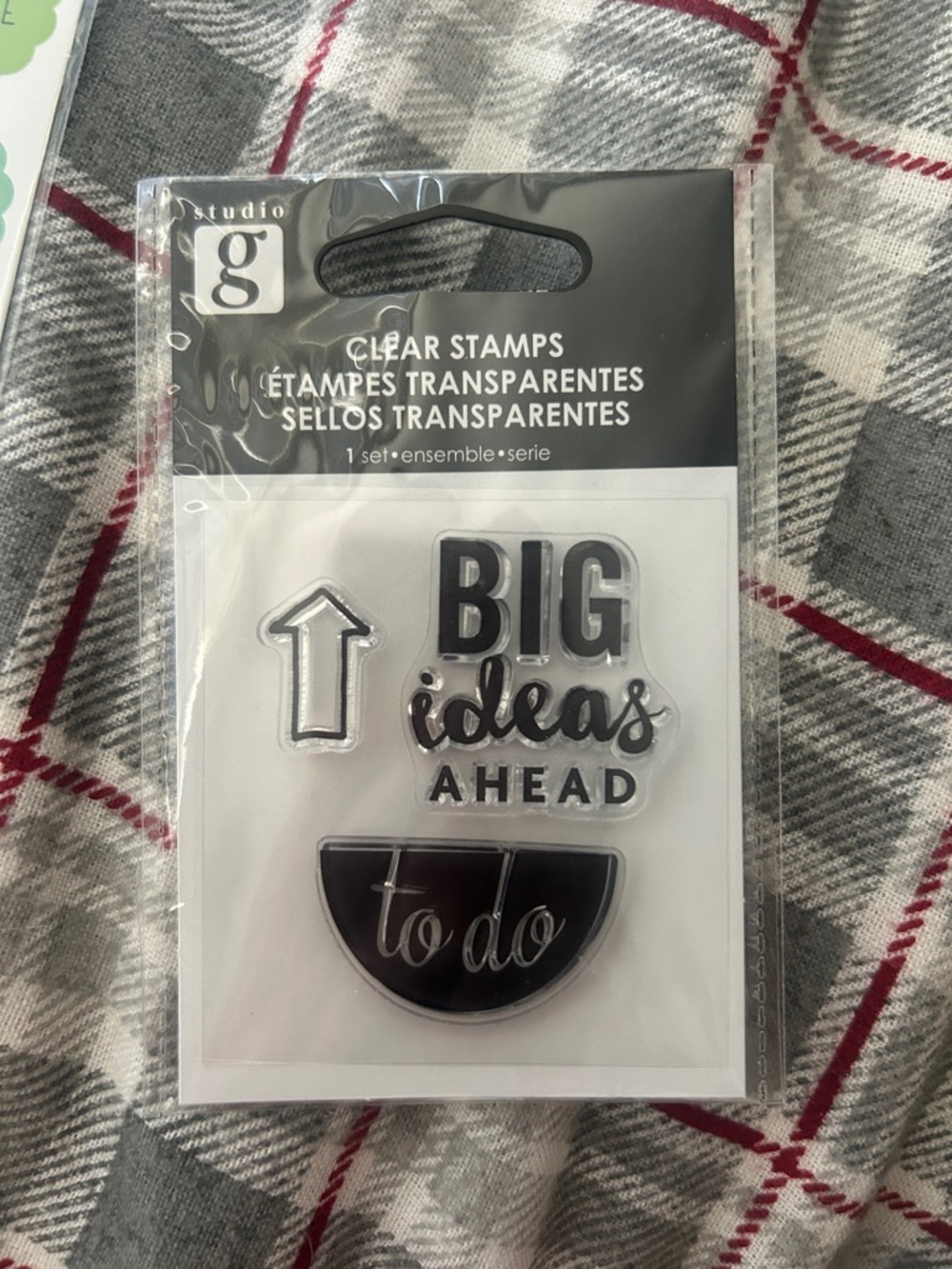 FREE WITH A PURCHASE - Studio G Clear Stamp Set